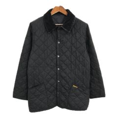 イングランド製 Barbour バブアー ESKDALE エスクデール キルティングジャケット ブラック(メンズ M相当)中古 古着 U3062