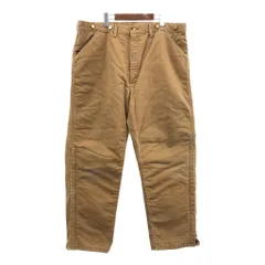 90年代 Carhartt カーハート ダック ワーク パンツ ライトブラウン (メンズ XL相当) 中古 古着 Q4608