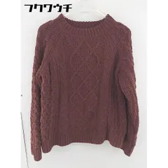 ■ URBAN RESEARCH Sonny Label モール ニット セーター サイズFree ブラウン系 レディース  【中古】 【1107260013258】