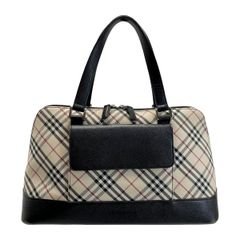 希少モデル】BURBERRY ストロー レザー トートバッグ ハンドバッグ