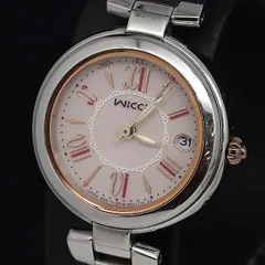 シチズンWicca H0F8−R008676 電波ソーラー　シェル文字盤 シチズン ウィッカ H0F8-R008676 電波ソーラー 時計 腕時計