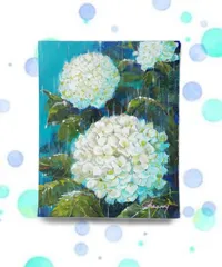 希少◆レア◆昭和レトロ/アンティーク/ビンテージ◆あじさい/紫陽花◆油絵◆絵画 油絵 絵画【あじさいの道】 - メルカリ