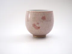 林美佳里　ぐい呑み　九谷焼　赤絵細描　フリーカップ　ぐい呑 林美佳里ぐい呑み九谷焼赤絵細描フリーカップぐい呑