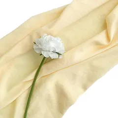 Lezalic 背景布 リネン調 120cmx180cm 無地 生地 物撮り 撮影用 内装 写真 多用途 シワが付きにくい バック スクリーン スタジオ クロス( クリームイエロー)