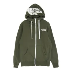 THE NORTH FACE ノースフェイス NT12340 REARVIEW FULL ZIP HOODIE リアビューフル フル ジップ フーディ カーキ系 S【中古】