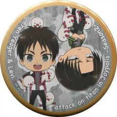 [중고] 배지 핀즈 (캐릭터) 엘렌 예거 & 리바이 오리지널 캔 배지 [진격의 거인 attack on titan in JOYPOLIS -Season2-] UFO 포수 특전
