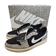 NIKE ナイキ Air Jordan 1 Retro Low OG Black Cement スニーカー CZ0790 001 27 ブラックセメント メンズ