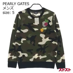 PEARLY GATES パーリーゲイツ ウール ニットセーター ワッペン 5 ［240001996129］
