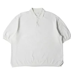 KAPTAIN SUNSHINE キャプテン サンシャイン シャツ サイズ:40 21SS ポロカラー 鹿の子 コットン ニット 半袖シャツ Polocollar Knit Shirt -Hi Twist Pique Knit ホワイト 白 日本製【メンズ】のサムネイル