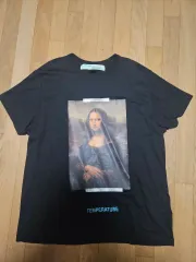 【正規品】OFF-WHITE オフホワイト 半袖 モナリザ 2018 黒 M Off-White】オフホワイト『モナリザ 半袖Tシャツ sizeM