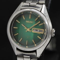 SEIKO 5 レディース自動巻き腕時計 グリーン 稼働 - メルカリ