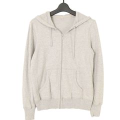 UNIQLO ユニクロ 通年★ ジップ パーカー フーディー Sz.XL レディース 灰
