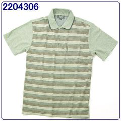 半袖 ポロシャツ メンズ 胸ポケット付き ブランド 1922043 Lグリーン