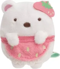 【中古】ぬいぐるみ しろくま てのりぬいぐるみ 喫茶すみっコでいちごフェアテーマ 「すみっコぐらし」