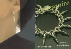 GACKT シルバーアクセ　ピアス　ダイヤ　DARTS GACKT シルバーアクセ ピアス ダイヤ DARTS GACKT シルバー