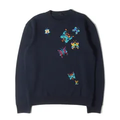 本日限定新品メンズ ルイヴィトンバタフライクルーネックLOUIS VUITTON
