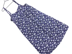 PAGEBOY ページボーイ 花柄 キャミソール ワンピース sizeF/紺 ■◆ レディース