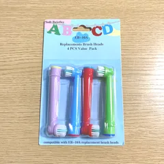 新品 ブラウン　オーラルB　互換　替えブラシ　4本セット EB-10A ブラシヘッド やわらかめ