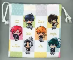 【中古】雑貨 潔＆蜂楽＆千切＆國神＆我牙丸＆凛 お菓子入り巾着 絵柄A(巾着のみ) 「ブルーロック×animatecafe」