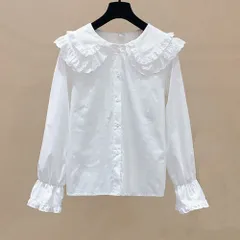 ☆ タイプB ☆ 120cm ☆ キッズブラウス レース 長袖シャツ gktops4117 キッズ ブラウス 女の子 シャツ 白 長袖 白シャツ フォーマル 入園式 卒園式 入学式 卒業式 レース 袖 フリル 発表会 結婚式 パーティ お呼ばれ