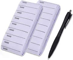 akindou 名前シール 布用 ネームタグ 400枚セット アイロンで接着可 ケアハウス 介護施設 幼稚園 保育園 ユニホーム