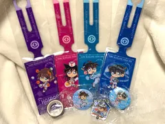 名探偵コナン　くら寿司　ラゲッジタグ4種コンプ・缶バッジ・ラバーキーホルダー・マスキングテープセット