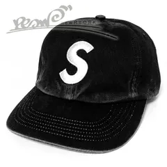 送料無料 メンズ キャップ ブラック Supreme シュプリーム Pigment Coated 2-Tones S Logo 6-Panel FW25H21 シュプリームピグメントコーテッド2トーンSロゴ6パネルキャップse1423r