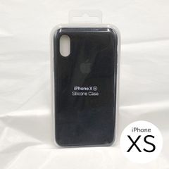 【訳アリ】iPhone Xs シリコーンケース ブラック アップル純正