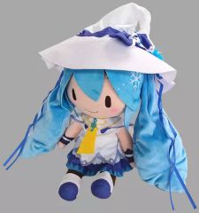 [중고] 봉제인형 하츠네 미쿠(SNOW MIKU 2014)하츠네 미쿠시리즈 스페셜 푹신푹신 인형 [캐릭터 보컬 시리즈 01 하츠네 미쿠]