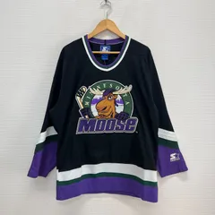 STARTER スターター 90s 90年代 Minnesota Moose ホッケージャージ ゲームシャツ ユニフォーム M 10128623のサムネイル