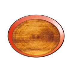 紀州塗り お盆 トレー 7寸 敷島盆 栓 漆手塗り 茶盆 おしゃれ おぼん トレイ 和風 和モダン 飾り 木製 日本製 国産