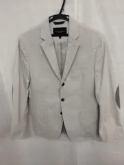 BANANA REPUBLIC ジャケット ストライプ グレー 38S