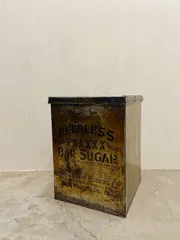 アメリカ ヴィンテージ アドバタイジング 缶 収納 インテリア 40’s 50’s ディスプレイ 店舗什器 店舗備品 アメリカン雑貨【9977】