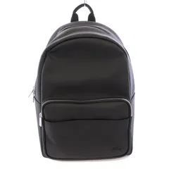 ラコステ LACOSTE クラシックポケットバックパック リュックサック キャンバスレザー ロゴ 黒 ブラック NH4430HC /BBのサムネイル