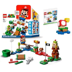 【新着商品】【メーカー特典】 レゴ(LEGO) スーパーマリオ レゴ(R)マリオ と ぼうけんのはじまり ? スターターセット 71360+スーパーキノコ ミニセット 付き