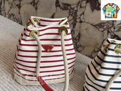 【今日特価】Prada プラダ ナイロン バケツバッグ アームキャリー可能で可愛らしく実用的な百搭デザイン-WTO輸入2
