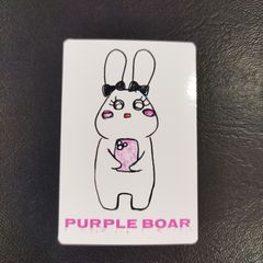 送料無料「かまってうさちゃん　ステッカー」（約４０ｍｍ×約６０ｍｍ）