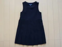 ラルフローレン ralph lauren アウトレット 子供服 女の子 100cm ジャンパースカート 紺 プリーツ フォーマル 受験 面接 入園式 卒園式 入学式 春 秋 ★3 ガールズ キッズ 【中古】 ユーズド リサイクル セレモニー