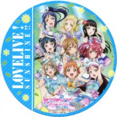 [중고] 머그컵·탕만 Aqours(A) 코스터 [세가 콜라보 카페 러브라이브! 시리즈 9th ANNIVERSARY! 제2탄] 음료 주문 특전