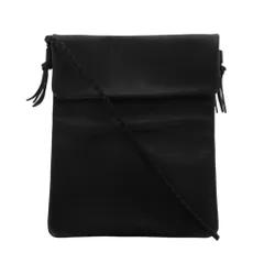 美品 ジェイアンドエムデヴィッドソン サコッシュ レザー ブラック ショルダーバッグ 黒 2261 J&M Davidson