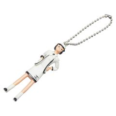 ハート モチーフ ペンダントネックレス K18WG ホワイトゴールド  