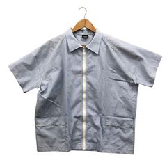 ヴィンテージ ジップアップシャツ 半袖 USA製 YKK ZIP【AFB12】