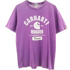 Carhartt カーハート 半袖 Tシャツ パープル メンズ 古着