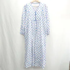 ◇ ⊂ AFTERNOONTEA WARDROBE 花柄 長袖 ロング ワンピース サイズF ラベンダー レディース E  【1501230018852】