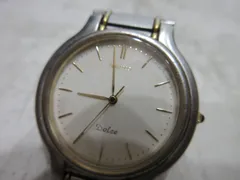 35. SEIKO セイコー DOLCE ドルチェ 7741-6020 腕時計 シルバー ゴールド コンビ クォーツ