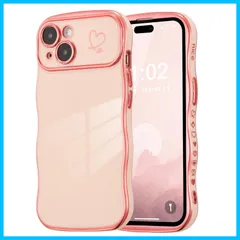 【人気商品】耐衝撃 韓国 軽量 ソフト 可愛い メッキ加工 スマホケース アイフォン デザイン ウェーブ 14 14 14 ケース シリコン TPU 女子 柔軟な 波型ケース 女性 iPhone iPhone 携帯電話カバー おしゃれ 人気 ワイヤレス充電対応