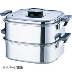 ステンレス製四角形蒸し器　神子島製作所 ステンレス製四角形蒸し器 神子島製作所 - メルカリ