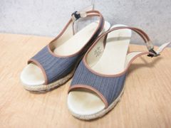 L.L.Bean エルエルビーン サンダル ヒール ブルー系 size7M(約24cm)