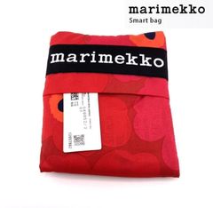 marimekko マリメッコ エコバッグ トートバッグ ショルダーバッグ 赤 赤色 レッド バッグ 鞄 かばん カバン 買い物 買い物袋 収納袋 コンパクト