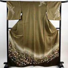 未着用　訪問着　辻ヶ花　金彩　鮮やか　藤　リーフ　着物　021a d 未着用 訪問着 辻ヶ花 金彩 鮮やか 藤 リーフ 着物 021a d | Shop